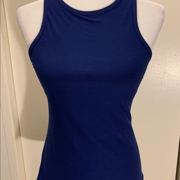Blue workout tank - Picture 3 of 4